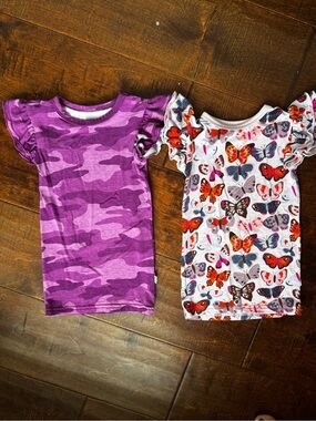 Little Sleepies Ruffle Sleeve Tee Lot